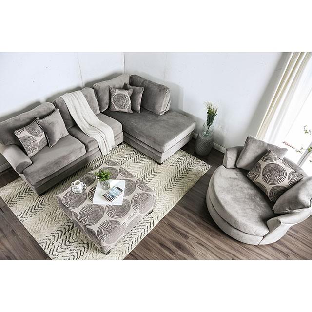 Bonaventura Gray Sectional - Imperial Furniture (Las Vegas, NV) - Multi Location