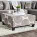 Bonaventura Gray/Pattern Ottoman - Imperial Furniture (Las Vegas, NV) - Multi Location