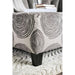 Bonaventura Gray/Pattern Ottoman - Imperial Furniture (Las Vegas, NV) - Multi Location