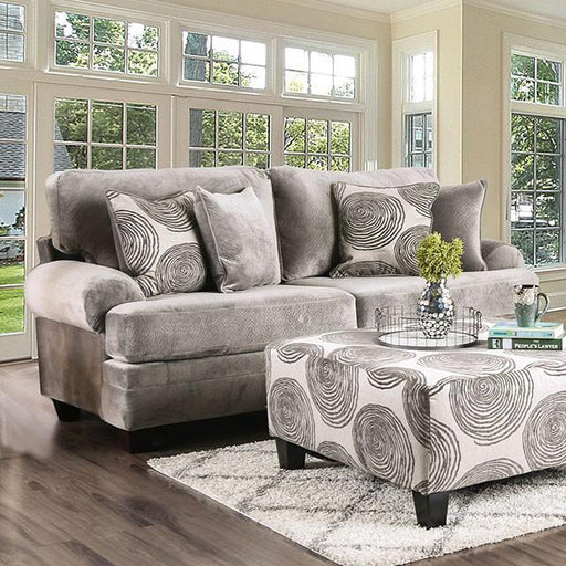 Bonaventura Gray/Pattern Sofa - Imperial Furniture (Las Vegas, NV) - Multi Location