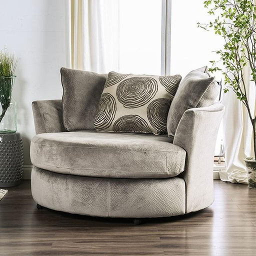 Bonaventura Gray/Pattern Swivel Chair - Imperial Furniture (Las Vegas, NV) - Multi Location