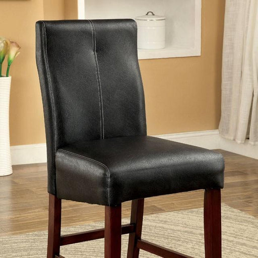 BONNEVILLE II Brown Cherry/Black Counter Ht. Chair (2/CTN) - Imperial Furniture (Las Vegas, NV) - Multi Location