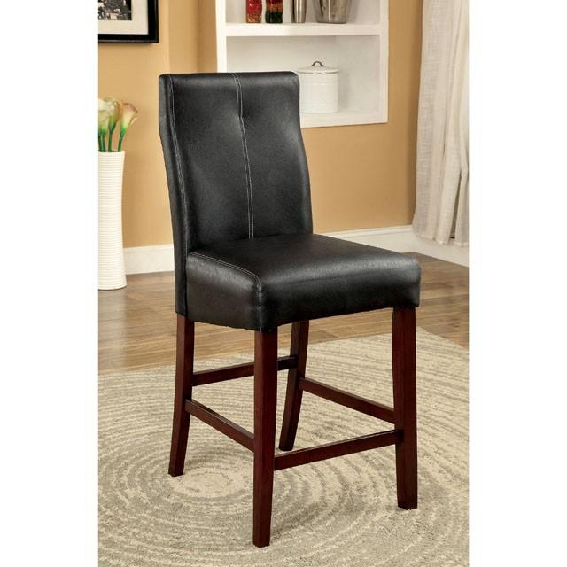 BONNEVILLE II Brown Cherry/Black Counter Ht. Chair (2/CTN) - Imperial Furniture (Las Vegas, NV) - Multi Location