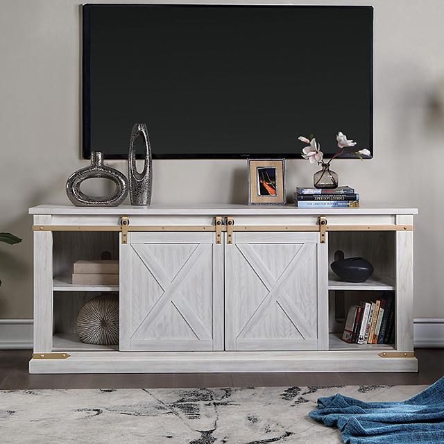 BORREGO TV Stand, Antique White - Imperial Furniture (Las Vegas, NV) - Multi Location