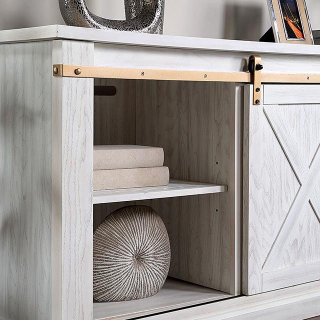BORREGO TV Stand, Antique White - Imperial Furniture (Las Vegas, NV) - Multi Location