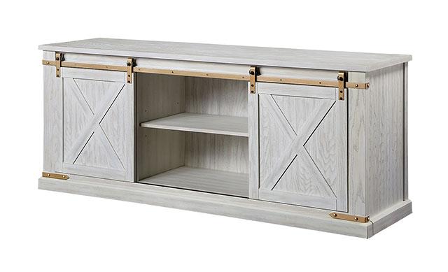 BORREGO TV Stand, Antique White - Imperial Furniture (Las Vegas, NV) - Multi Location