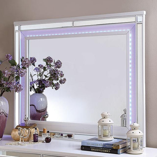 BRACHIUM Mirror, White - Imperial Furniture (Las Vegas, NV) - Multi Location
