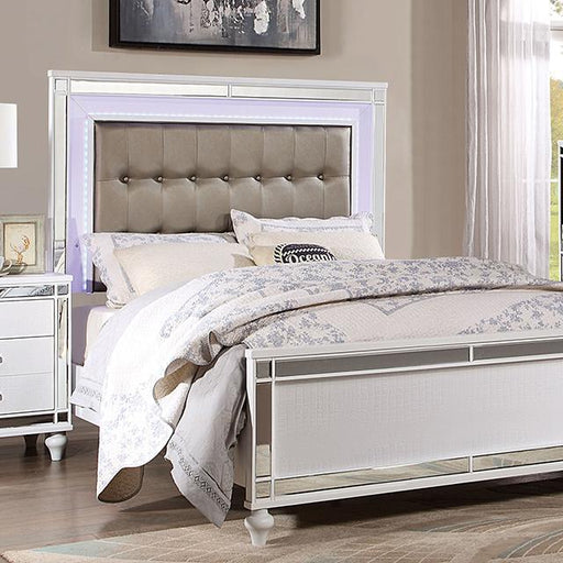 BRACHIUM Cal.King Bed, White - Imperial Furniture (Las Vegas, NV) - Multi Location