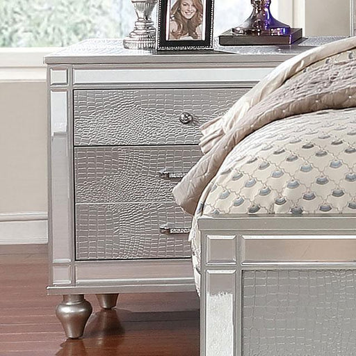Brachium Silver Night Stand - Imperial Furniture (Las Vegas, NV) - Multi Location