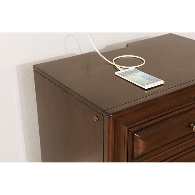 Brandt Brown Cherry Night Stand - Imperial Furniture (Las Vegas, NV) - Multi Location