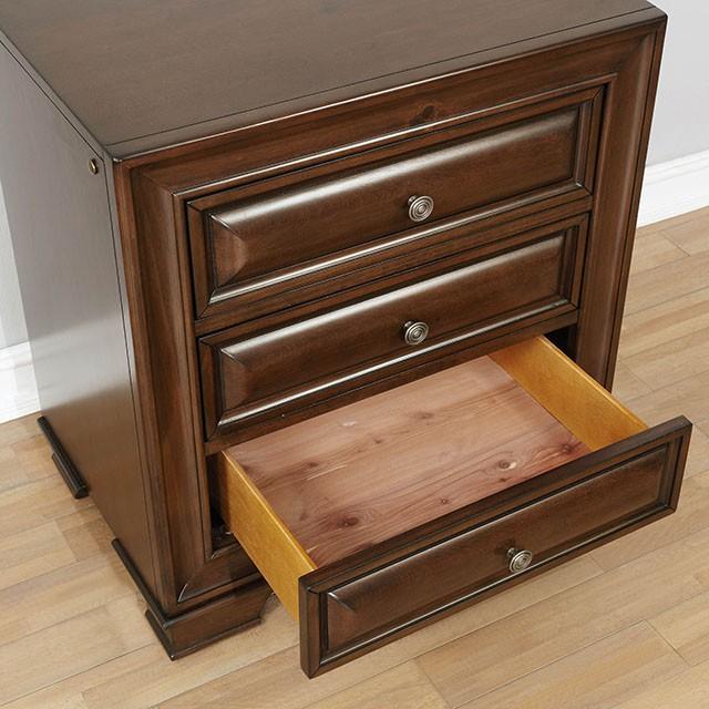 Brandt Brown Cherry Night Stand - Imperial Furniture (Las Vegas, NV) - Multi Location