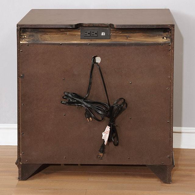 Brandt Brown Cherry Night Stand - Imperial Furniture (Las Vegas, NV) - Multi Location