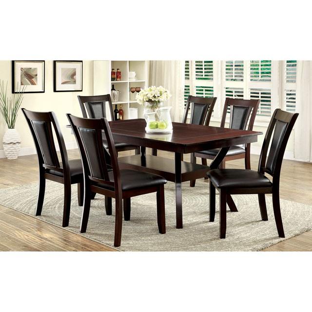 BRENT Dark Cherry/Espresso Side Chair (2/CTN) - Imperial Furniture (Las Vegas, NV) - Multi Location