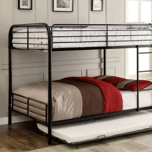 BROCKET Black Metal Full/Full Bunk Bed - Imperial Furniture (Las Vegas, NV) - Multi Location