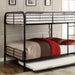 BROCKET Black Metal Full/Full Bunk Bed - Imperial Furniture (Las Vegas, NV) - Multi Location