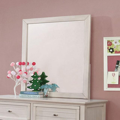 Brogan Antique White Mirror - Imperial Furniture (Las Vegas, NV) - Multi Location
