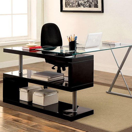 BRONWEN Black Desk - Imperial Furniture (Las Vegas, NV) - Multi Location