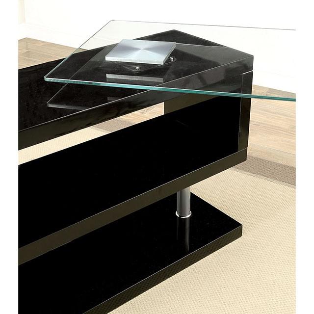 BRONWEN Black Desk - Imperial Furniture (Las Vegas, NV) - Multi Location