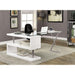 BRONWEN White Desk - Imperial Furniture (Las Vegas, NV) - Multi Location