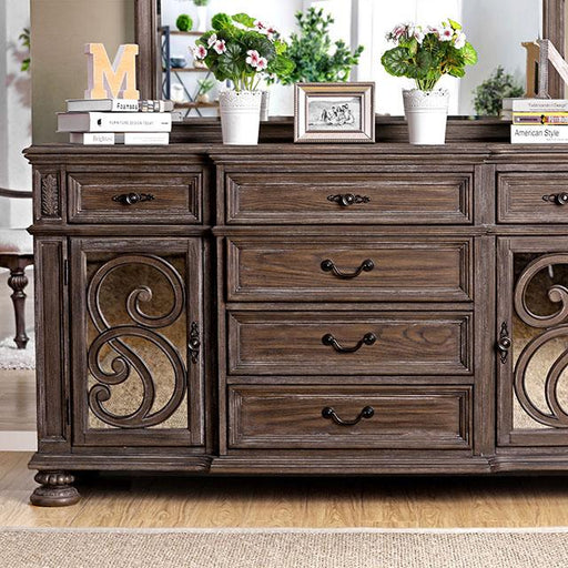 ARCADIA Rustic Natural Tone Server - Imperial Furniture (Las Vegas, NV) - Multi Location