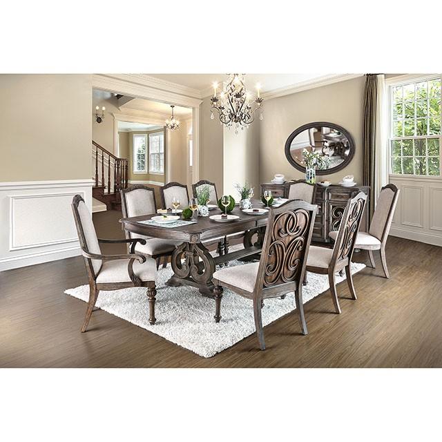 ARCADIA Rustic Natural Tone/ Ivory Side Chair (2/CTN) - Imperial Furniture (Las Vegas, NV) - Multi Location
