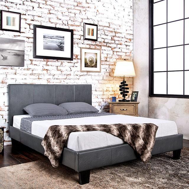 Winn Park Bed Espresso, Velvet, & White - Imperial Furniture (Las Vegas, NV) - Multi Location