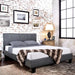 Winn Park Cal.King, E.King, Twin, & Full Bed Chrome, Gray, Brown, & Chrome - Imperial Furniture (Las Vegas, NV) - Multi Location