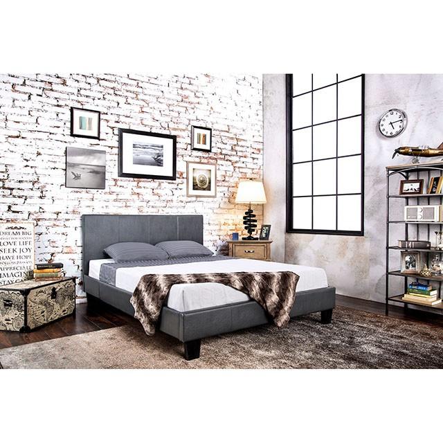 Winn Park Cal.King, E.King, Twin, & Full Bed Chrome, Gray, Brown, & Chrome - Imperial Furniture (Las Vegas, NV) - Multi Location