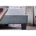 Winn Park Cal.King, E.King, Twin, & Full Bed Chrome, Gray, Brown, & Chrome - Imperial Furniture (Las Vegas, NV) - Multi Location