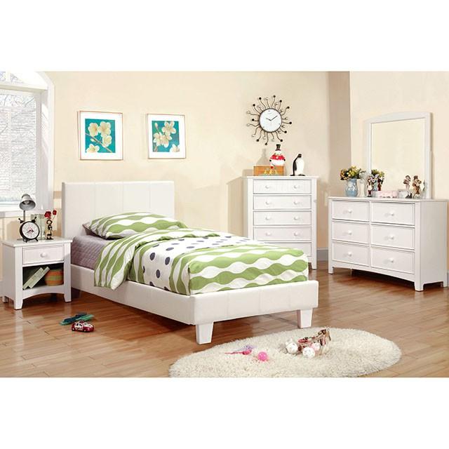 Winn Park Cal.King, E.King, Twin, & Full Bed Chrome, Gray, Brown, & Chrome - Imperial Furniture (Las Vegas, NV) - Multi Location