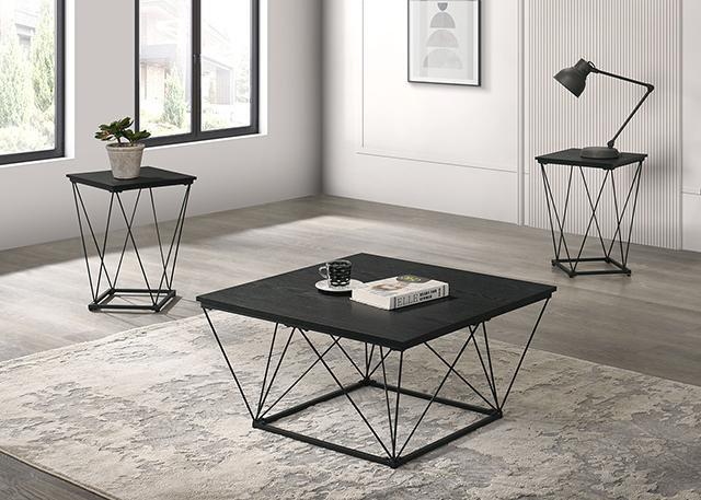 Whetstone 3 Pc. Table Set Black - Imperial Furniture (Las Vegas, NV) - Multi Location