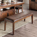 Wichita Light Walnut Bench - Imperial Furniture (Las Vegas, NV) - Multi Location