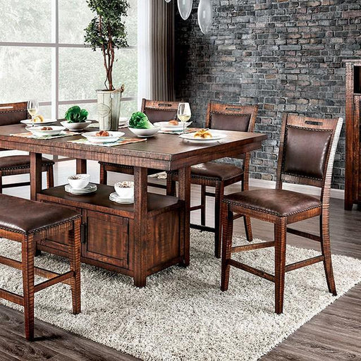 Wichita Light Walnut Counter Ht. Table - Imperial Furniture (Las Vegas, NV) - Multi Location