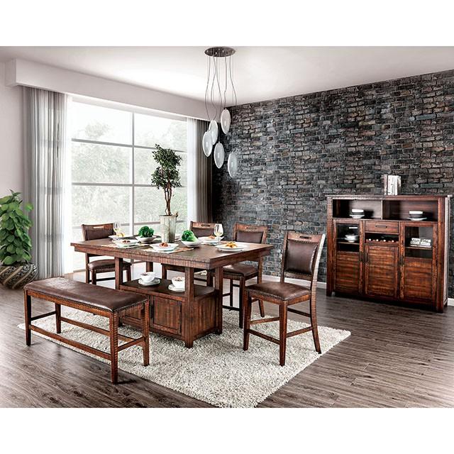Wichita Light Walnut Counter Ht. Table - Imperial Furniture (Las Vegas, NV) - Multi Location