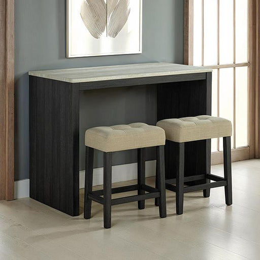 Zanaide 3 Pc. Dining Table Set - Imperial Furniture (Las Vegas, NV) - Multi Location