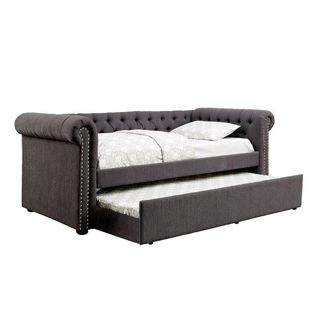 LEANNA Gray Daybed w/ Trundle, Gray - Imperial Furniture (Las Vegas, NV) - Multi Location
