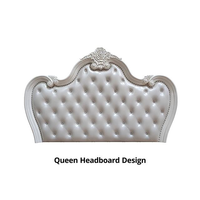 Ventresca 4 & 5 Piece Queen Bedroom Set White & Chrome - Imperial Furniture (Las Vegas, NV) - Multi Location