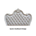 Ventresca E.King & Queen Bed White & Chrome - Imperial Furniture (Las Vegas, NV) - Multi Location