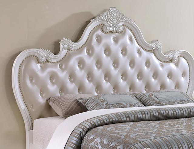 Ventresca 4 & 5 Piece Queen Bedroom Set White & Chrome - Imperial Furniture (Las Vegas, NV) - Multi Location