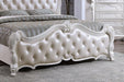 Ventresca E.King & Queen Bed White & Chrome - Imperial Furniture (Las Vegas, NV) - Multi Location