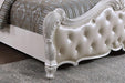Ventresca E.King & Queen Bed White & Chrome - Imperial Furniture (Las Vegas, NV) - Multi Location