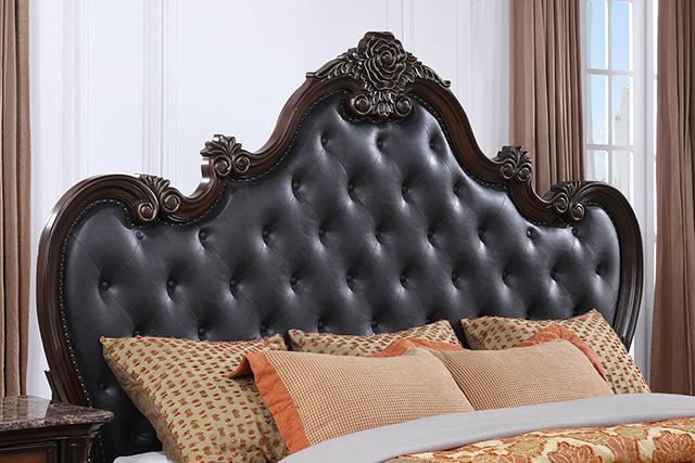 Ventresca E.King & Queen Bed White & Chrome - Imperial Furniture (Las Vegas, NV) - Multi Location