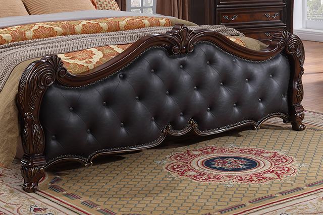 Ventresca E.King & Queen Bed White & Chrome - Imperial Furniture (Las Vegas, NV) - Multi Location