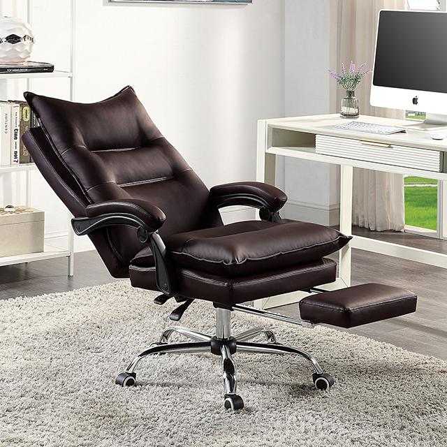 PERCE Office Chair, Brown - Imperial Furniture (Las Vegas, NV) - Multi Location