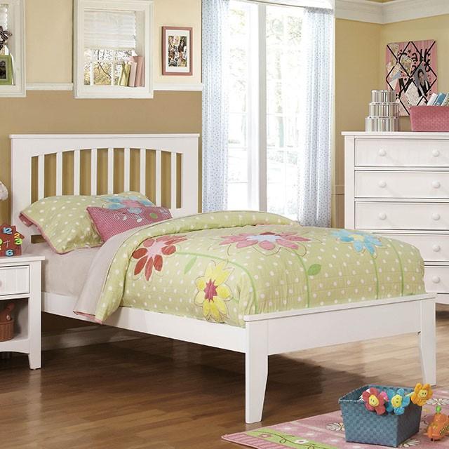 Pine Brook Cherry & White Full Bed - Imperial Furniture (Las Vegas, NV) - Multi Location