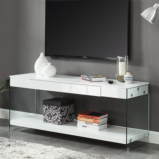 Sabugal White 60" TV Stand - Imperial Furniture (Las Vegas, NV) - Multi Location
