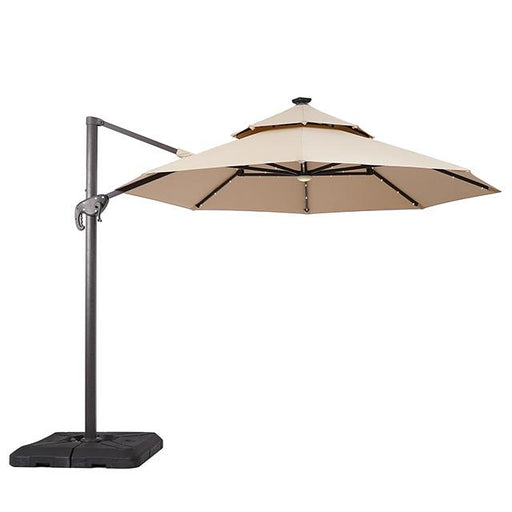 Nuti 10 Ft Round Umbrella w/ LED Light + 37" Large Base - Imperial Furniture (Las Vegas, NV) - Multi Location