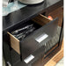Luminar Black Glass-Insert Dining Table - Imperial Furniture (Las Vegas, NV) - Multi Location