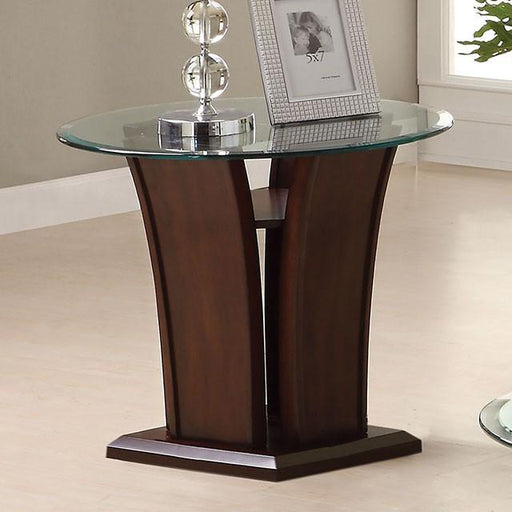MANHATTAN IV Dark Cherry End Table, Brown Cherry - Imperial Furniture (Las Vegas, NV) - Multi Location
