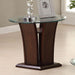 MANHATTAN IV Dark Cherry End Table, Brown Cherry - Imperial Furniture (Las Vegas, NV) - Multi Location